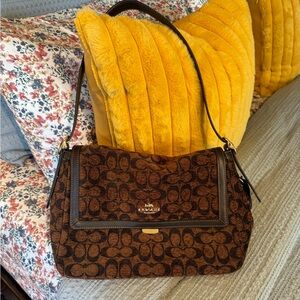 Coach Etta Flap in Signature Chenille